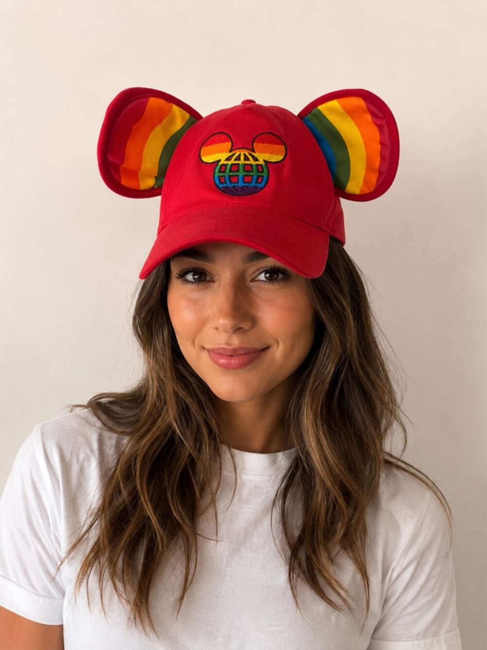 Disney Mickey Mouse Rainbow Ear Hat | Adult Adjustable